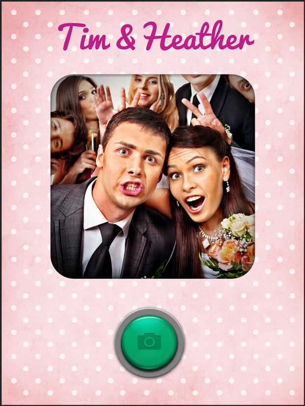 Pocketbooth Party photo booth setup screen