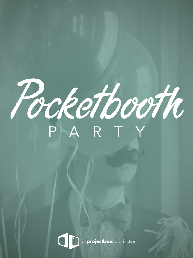 Pocketbooth Party welcome screen